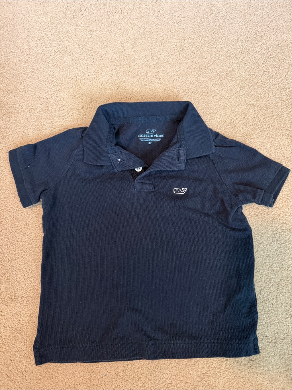 Vineyard Vines 3t Toddler Boys Navy Blue Polo